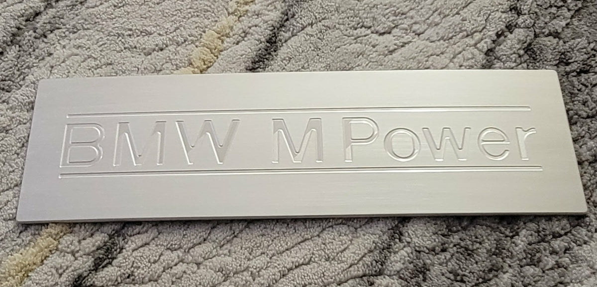 E39 M5 Engine Plaque Aluminum