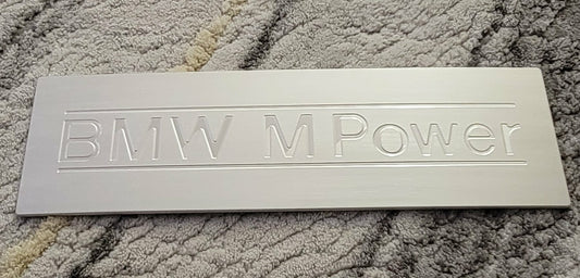 E39 M5 Engine Plaque Aluminum