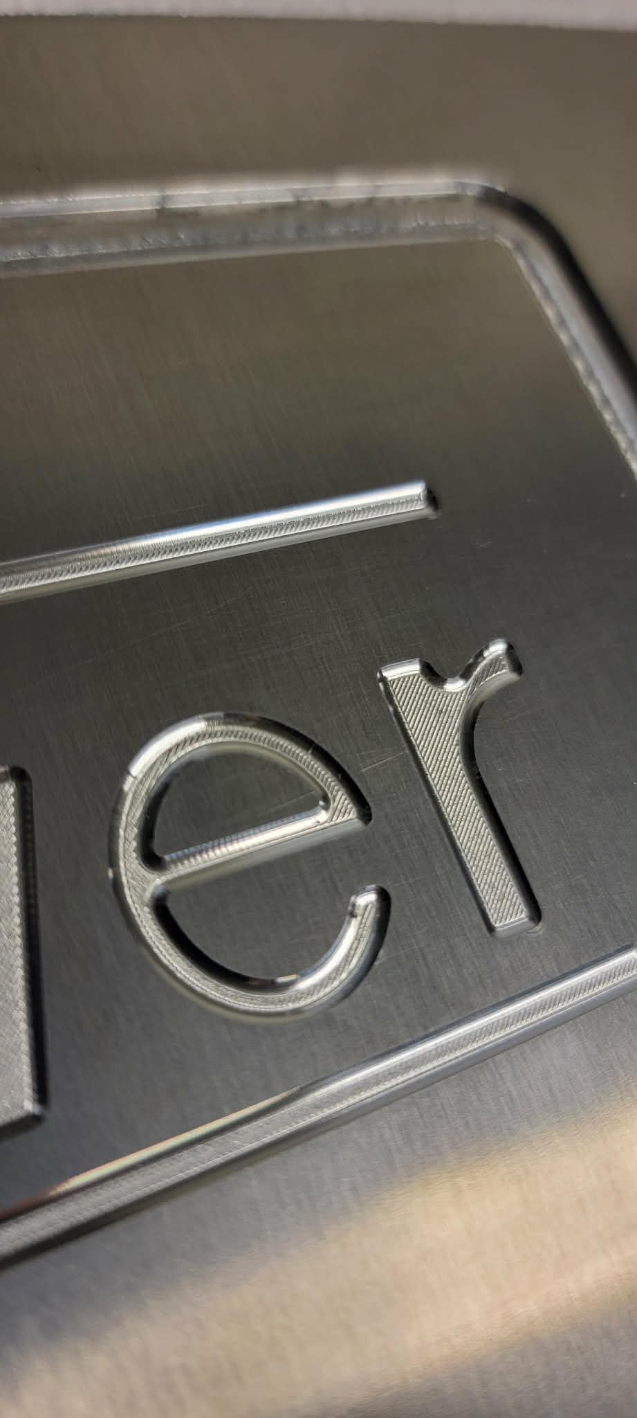 E39 M5 Engine Plaque Aluminum